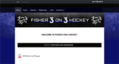 Desktop Screenshot of fisher3on3.com