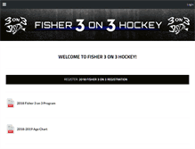 Tablet Screenshot of fisher3on3.com